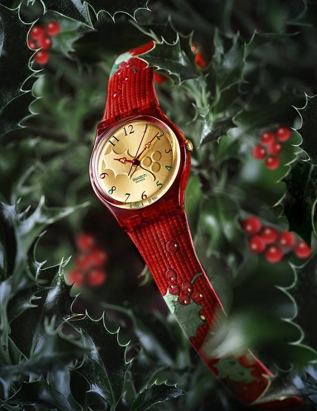 letošní vánoční Swatch edice
